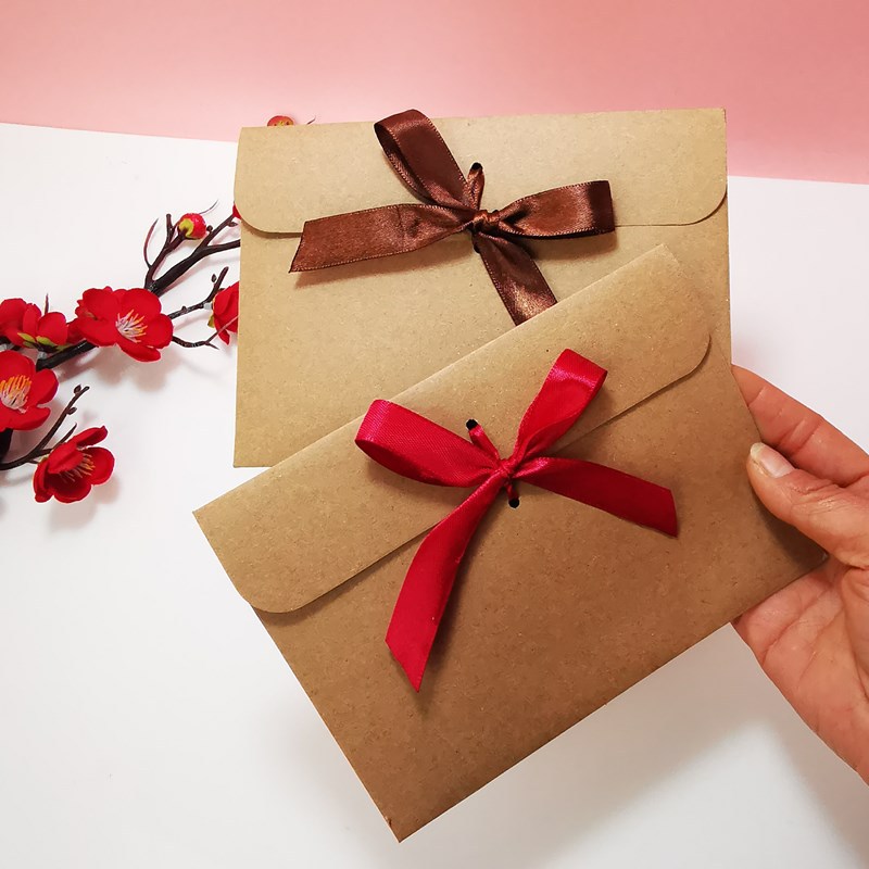 Letter Envelope Kraft - 10 قطع من أكياس البريد الورقية