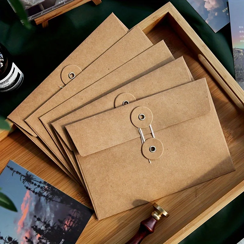 Letter Envelope Kraft - مجموعة من 20 ظرفًا ورقيًا بني