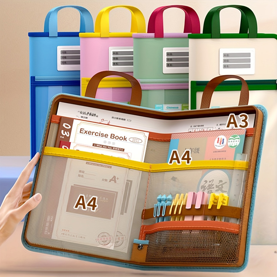 Stationery Supplier - حقيبة ملفات A4 على شكل حرف