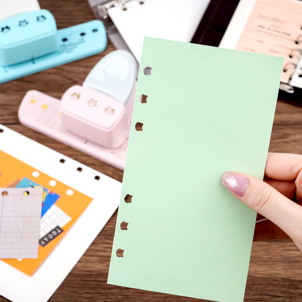 Paper Punch 3 Hole - أداة ثقب الورق بثلاث فتحات على