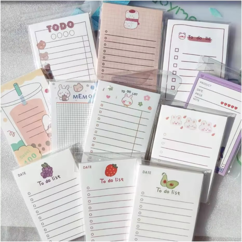 Office Stationery Supply List - 50 ورقة للقيام بقائمة مذكرة الوسادة