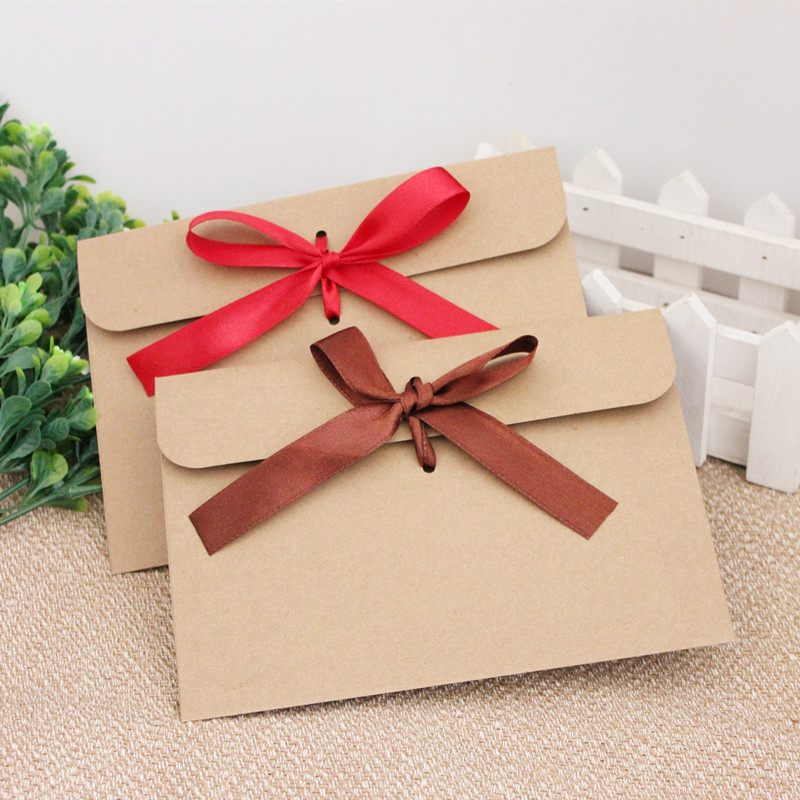 10 قطع من أكياس البريد الورقية - مراجعة Letter Envelope Kraft وسعره