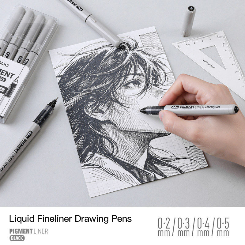 قلم تحديد دقيق LANGUO بسمك 0.2 - مراجعة Copic Marker Sketch وسعره