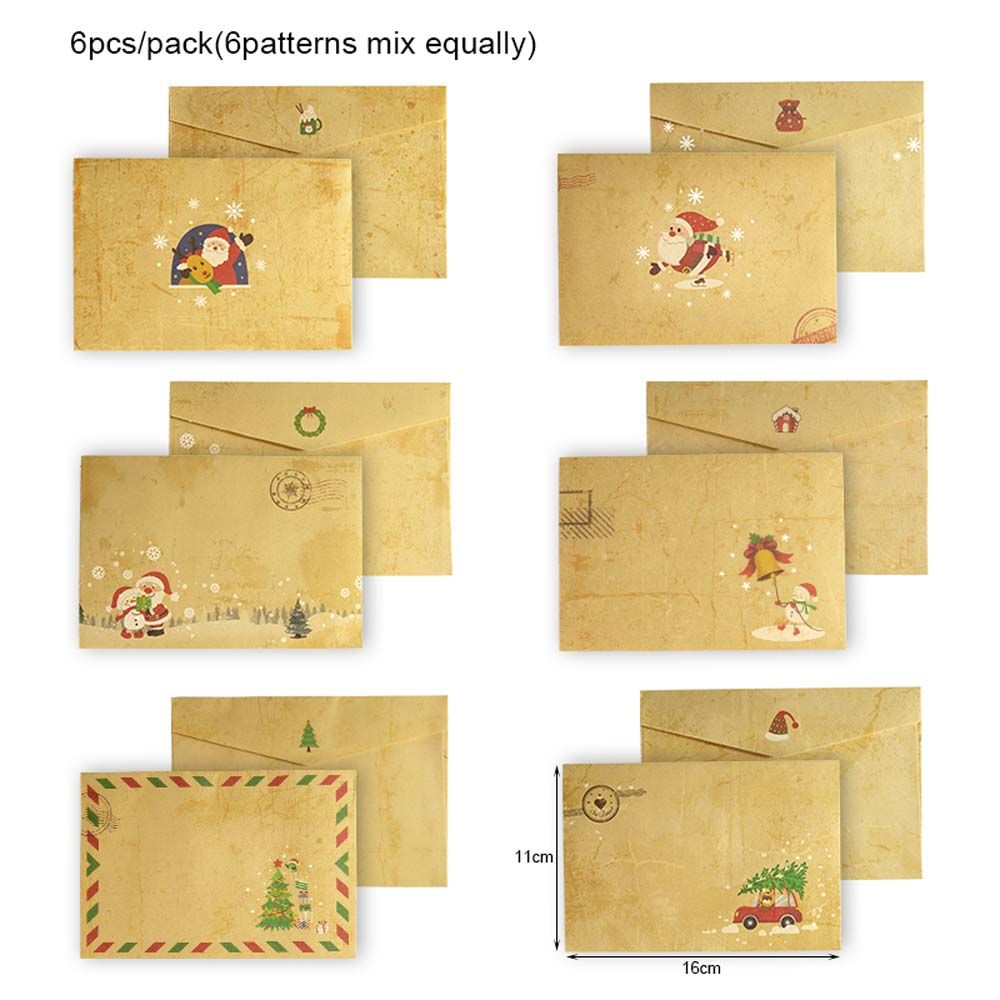 مجموعة من 6 قطع لصنع بطاقات ال - مراجعة Letter Envelope Kraft وسعره