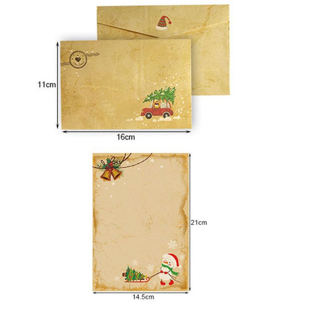 مجموعة من 6 قطع لصنع بطاقات ال - مراجعة Letter Envelope Kraft وسعره