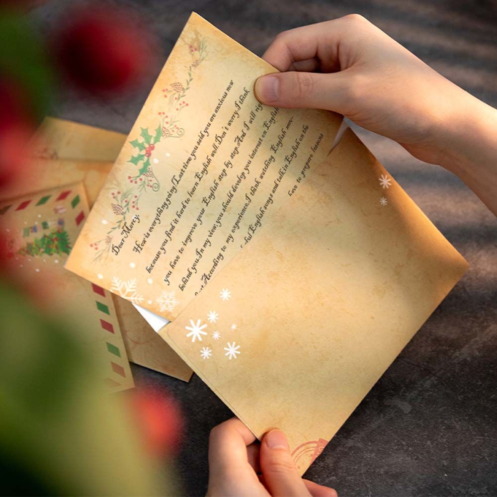 مجموعة من 6 قطع لصنع بطاقات ال - مراجعة Letter Envelope Kraft وسعره