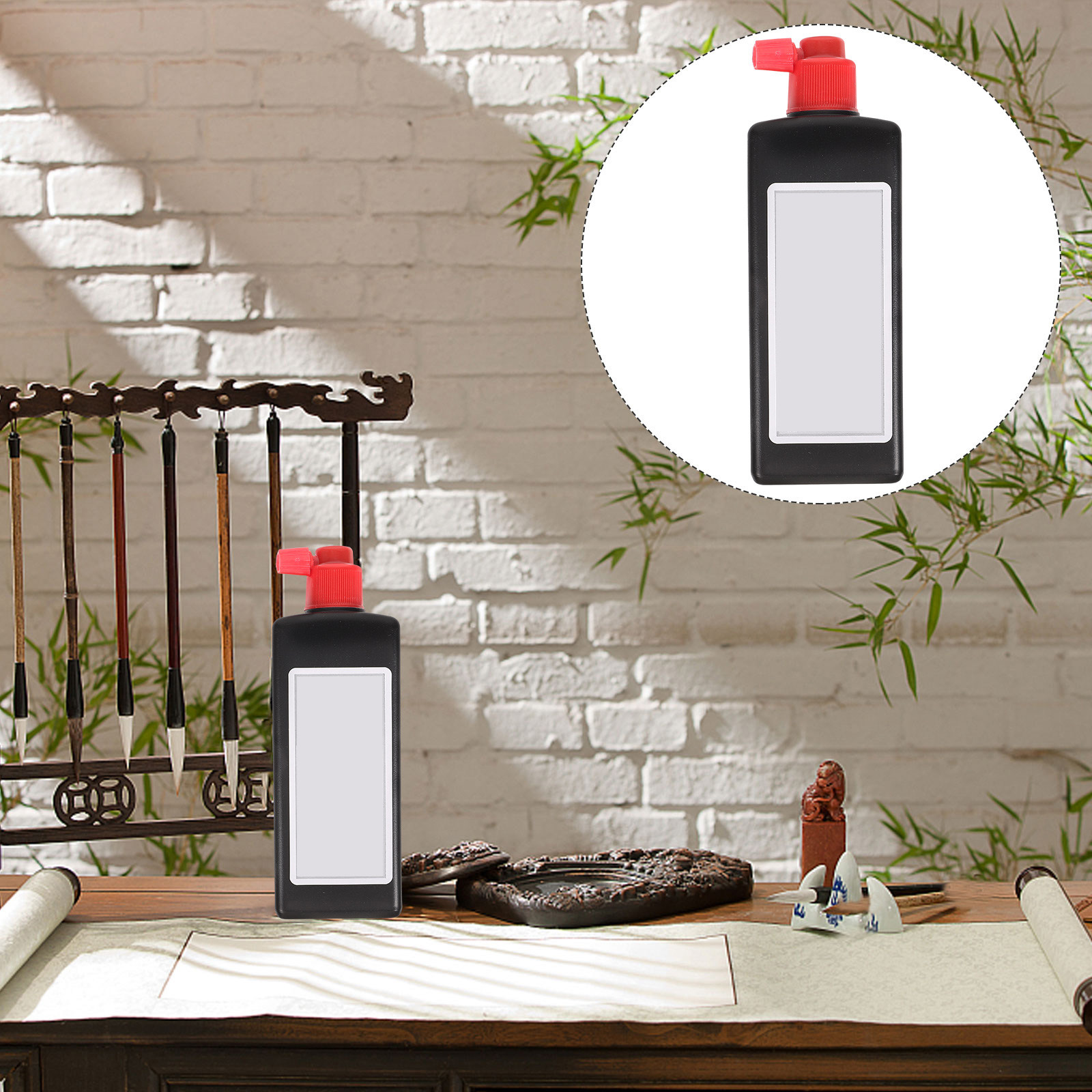 زجاجة حبر الخط الصيني، حبر أني - مراجعة Calligraphy Ink Bottle وسعره