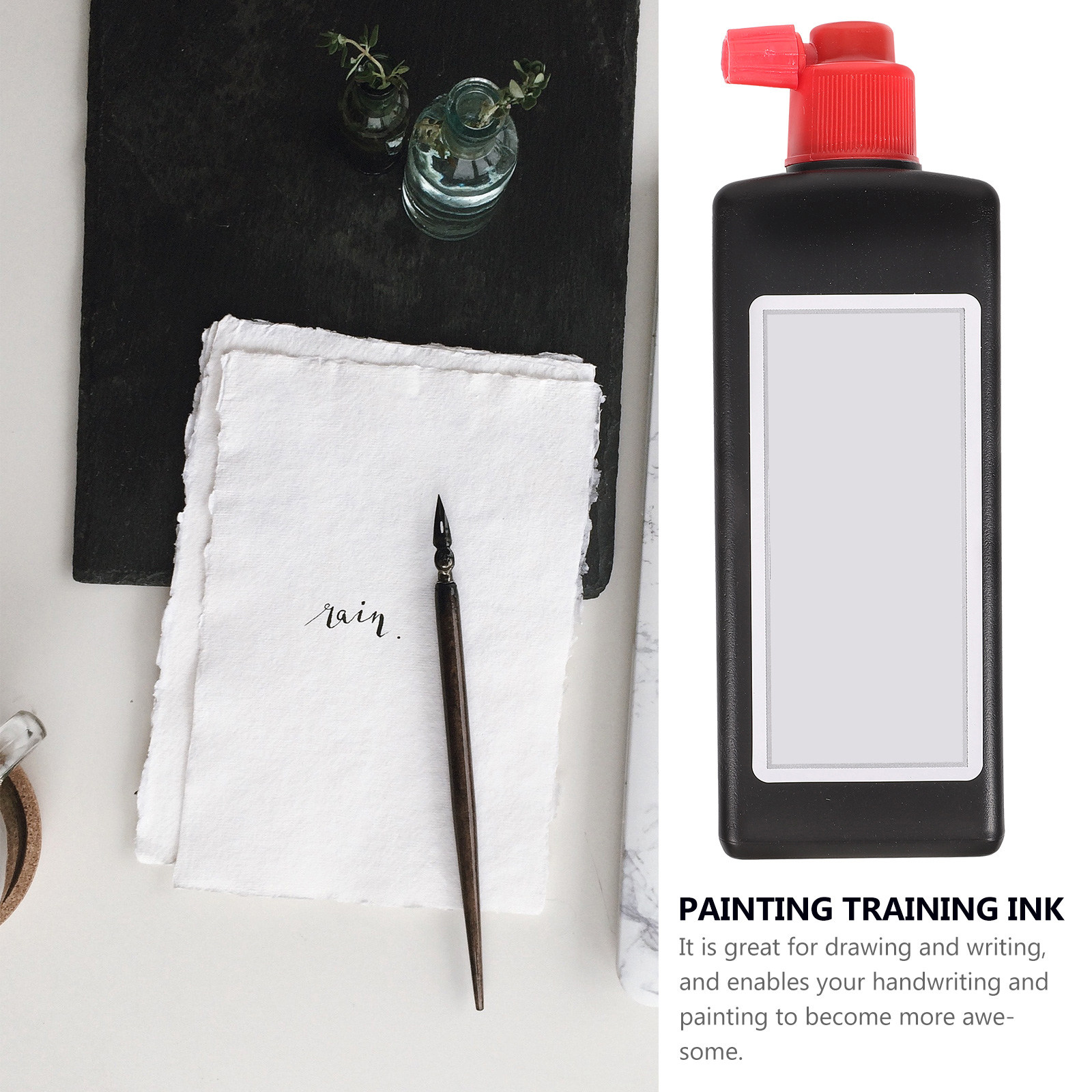 زجاجة حبر الخط الصيني، حبر أني - مراجعة Calligraphy Ink Bottle وسعره