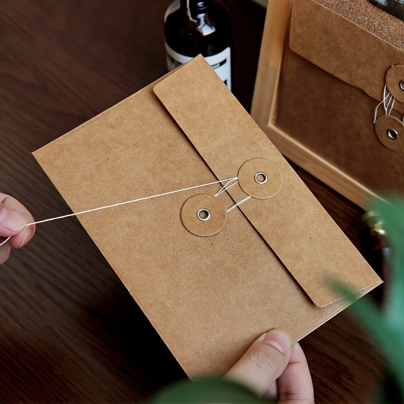 مجموعة من 20 ظرفًا ورقيًا بني  - مراجعة Letter Envelope Kraft وسعره