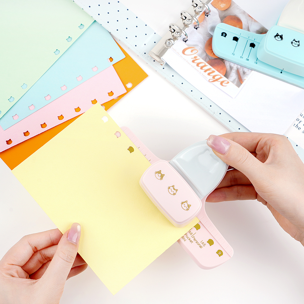 مثقاب ثلاثي الفتحات بتصميم رأس - مراجعة Paper Punch 3 Hole وسعره