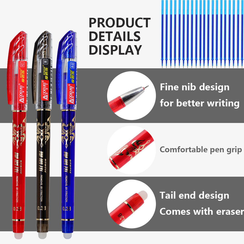 مجموعة أقلام جل قابلة للمسح مك - مراجعة Gel Ink Pen Set وسعره