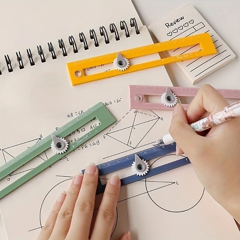 1 قطعة بوصلات اثنين في واحد مل - مراجعة Compass Geometry Set وسعره