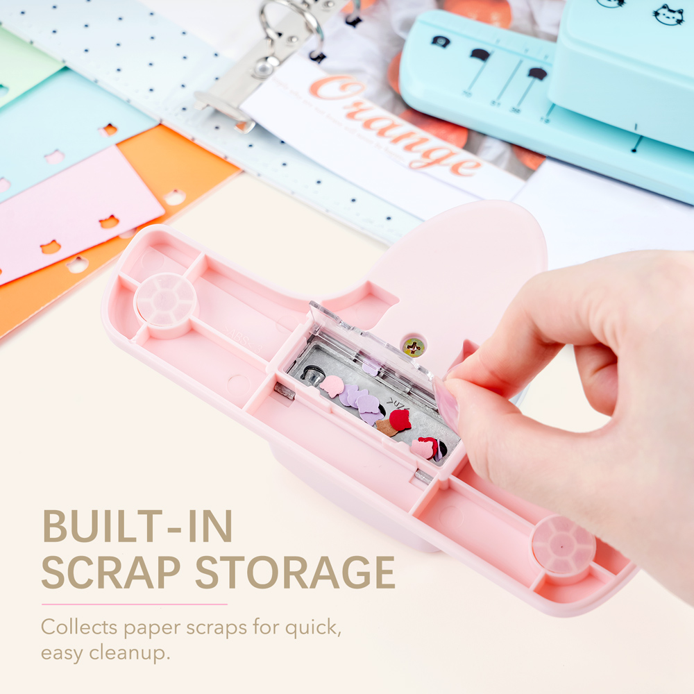 مثقاب ربط بثلاث فتحات على شكل  - مراجعة Paper Punch 3 Hole وسعره