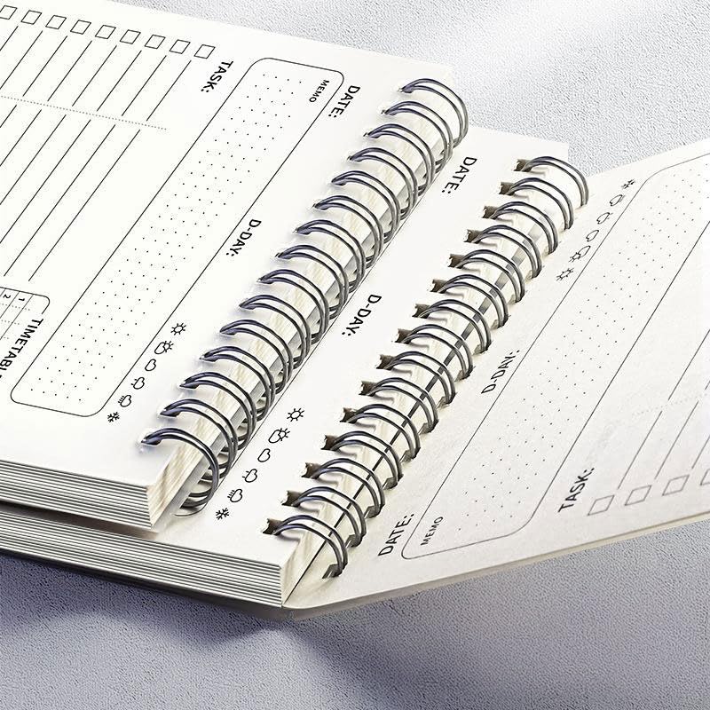 دفتر تخطيط يومي A5 بسلسلة حلزو - مراجعة Office Stationery Supply List وسعره