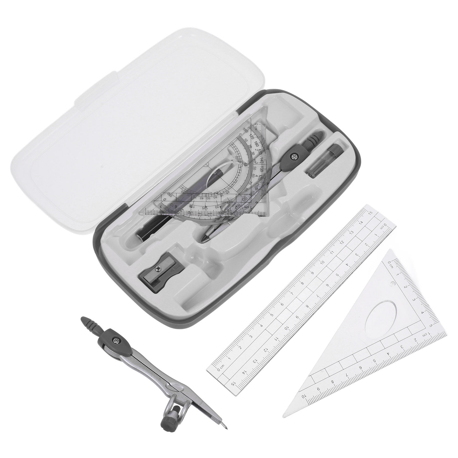 مجموعة أدوات رسم هندسية تتضمن  - مراجعة Compass Geometry Set وسعره