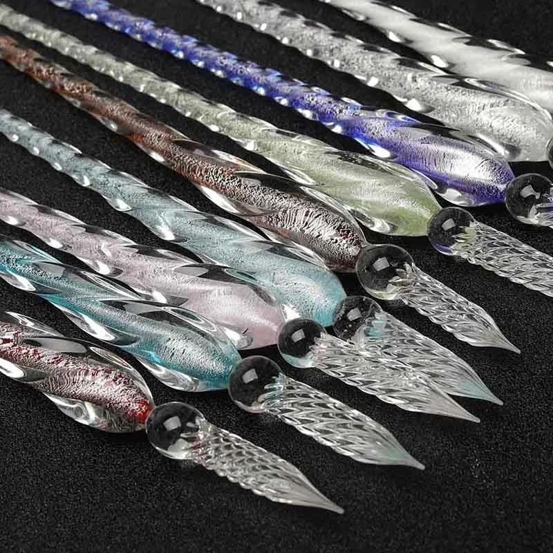 مجموعة أقلام زجاجية كريستالية  - مراجعة Stationery Supplier وسعره