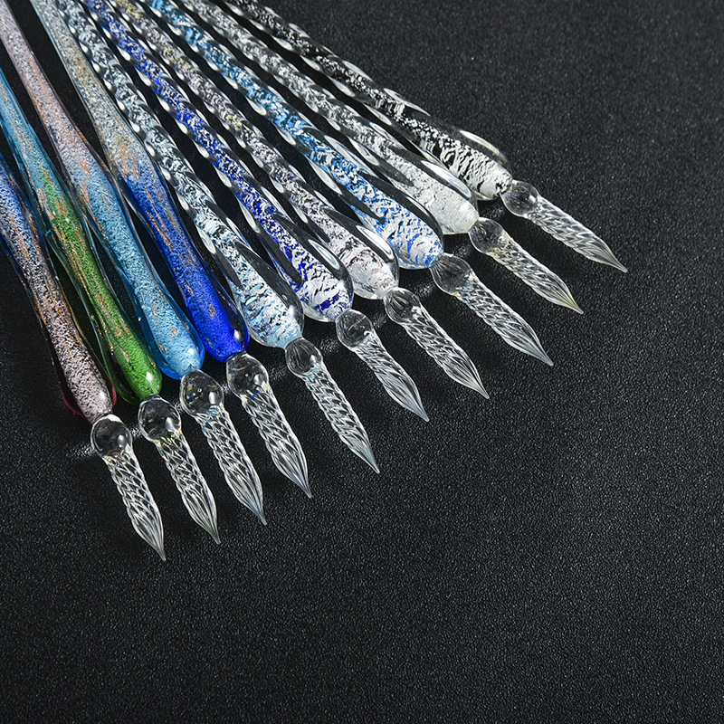 مجموعة أقلام زجاجية كريستالية  - مراجعة Stationery Supplier وسعره