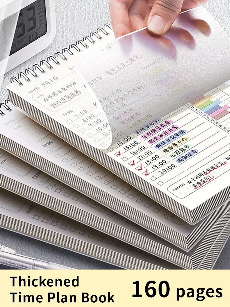 دفتر تخطيط يومي A5 بسلسلة حلزو - مراجعة Office Stationery Supply List وسعره