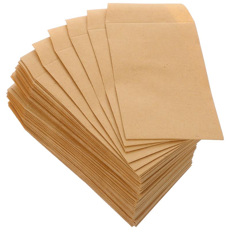 100 قطعة مغلفات بذور كرافت صغي - مراجعة Letter Envelope Kraft وسعره