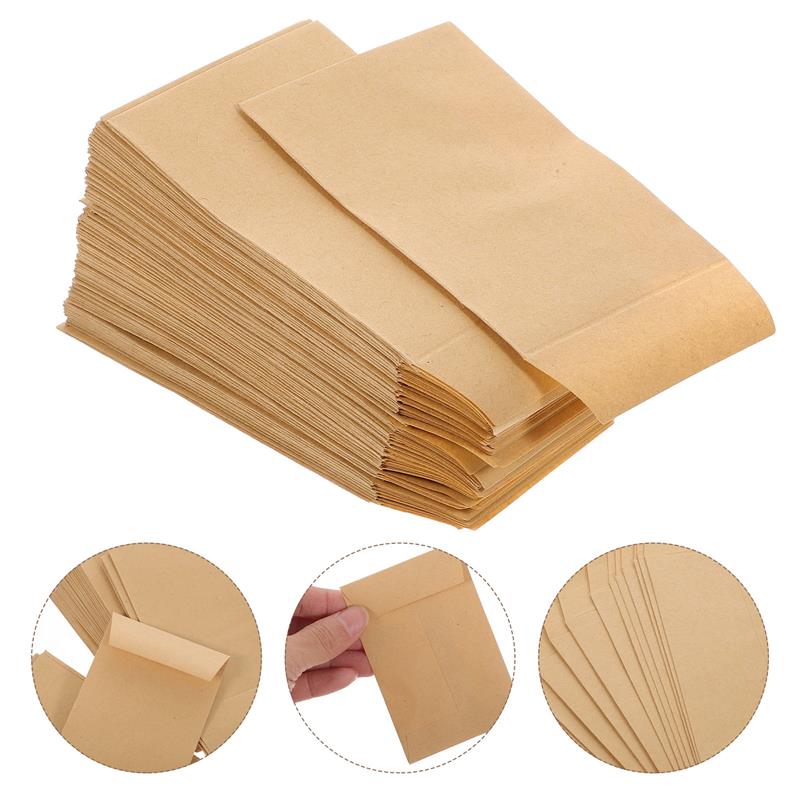 100 قطعة مغلفات بذور كرافت صغي - مراجعة Letter Envelope Kraft وسعره