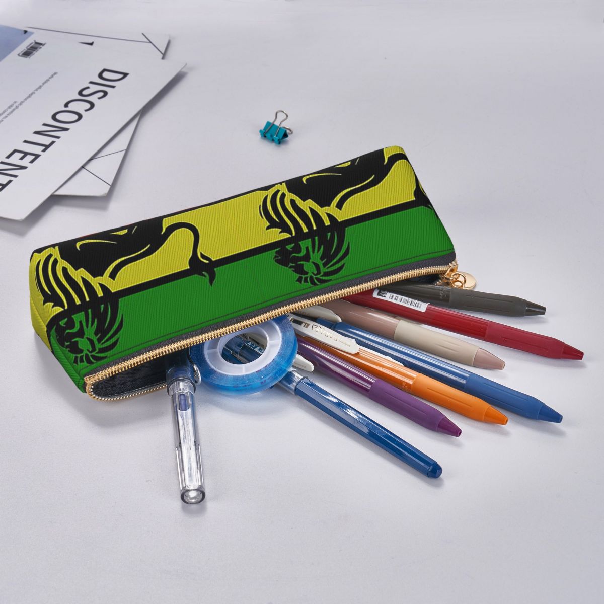 مقلمة بتصميم أسد راستا أسود عل - مراجعة Lion Stationery & Office Supply(Kunshan)Co.Ltd وسعره