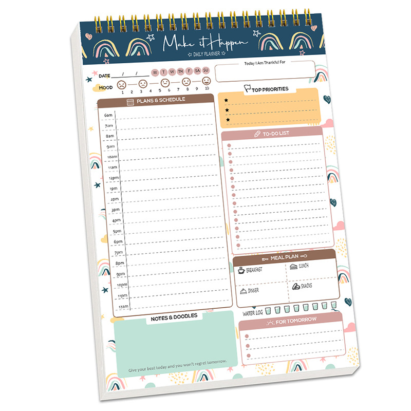 مفكرة يومية حلزونية A5، دفتر ج - مراجعة Office Stationery Supply List وسعره