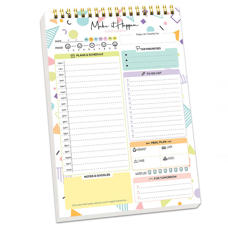مفكرة يومية حلزونية A5، دفتر ج - مراجعة Office Stationery Supply List وسعره