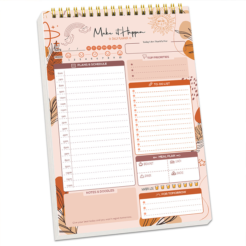 مفكرة يومية حلزونية A5، دفتر ج - مراجعة Office Stationery Supply List وسعره