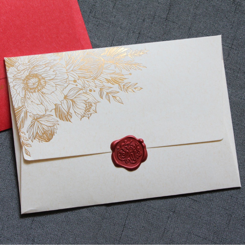 10 قطعة بدون ختم عالية الجودة  - مراجعة Letter Envelope Kraft وسعره