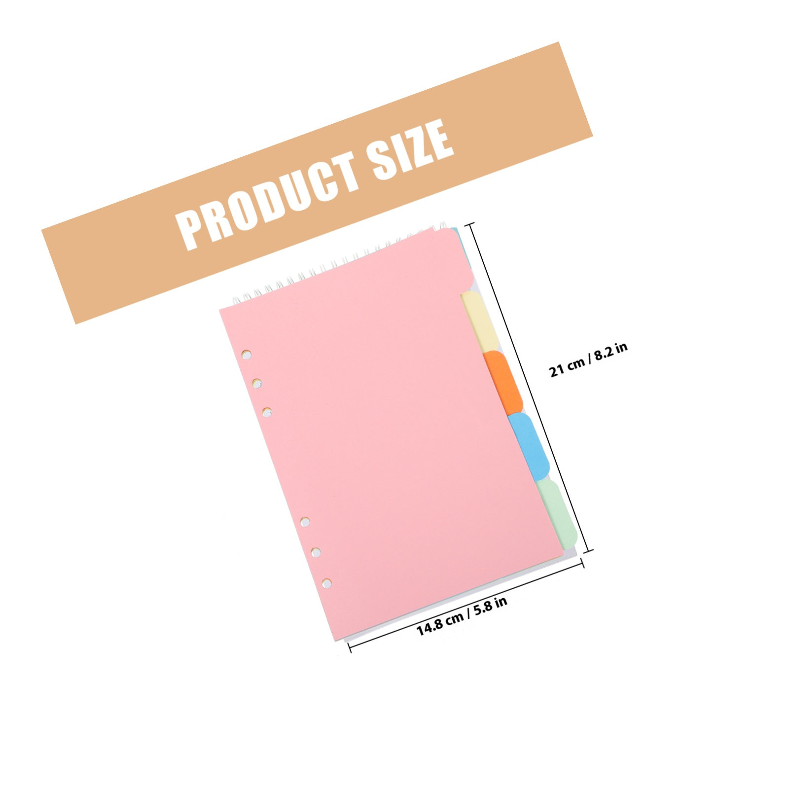 مجموعة فواصل أوراق فهرسة A5، 5 - مراجعة Index Tab Divider وسعره