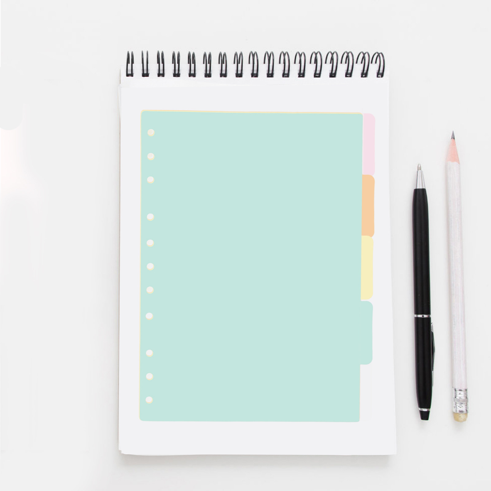 5 قطع من فواصل الملفات البلاست - مراجعة Index Tab Divider وسعره