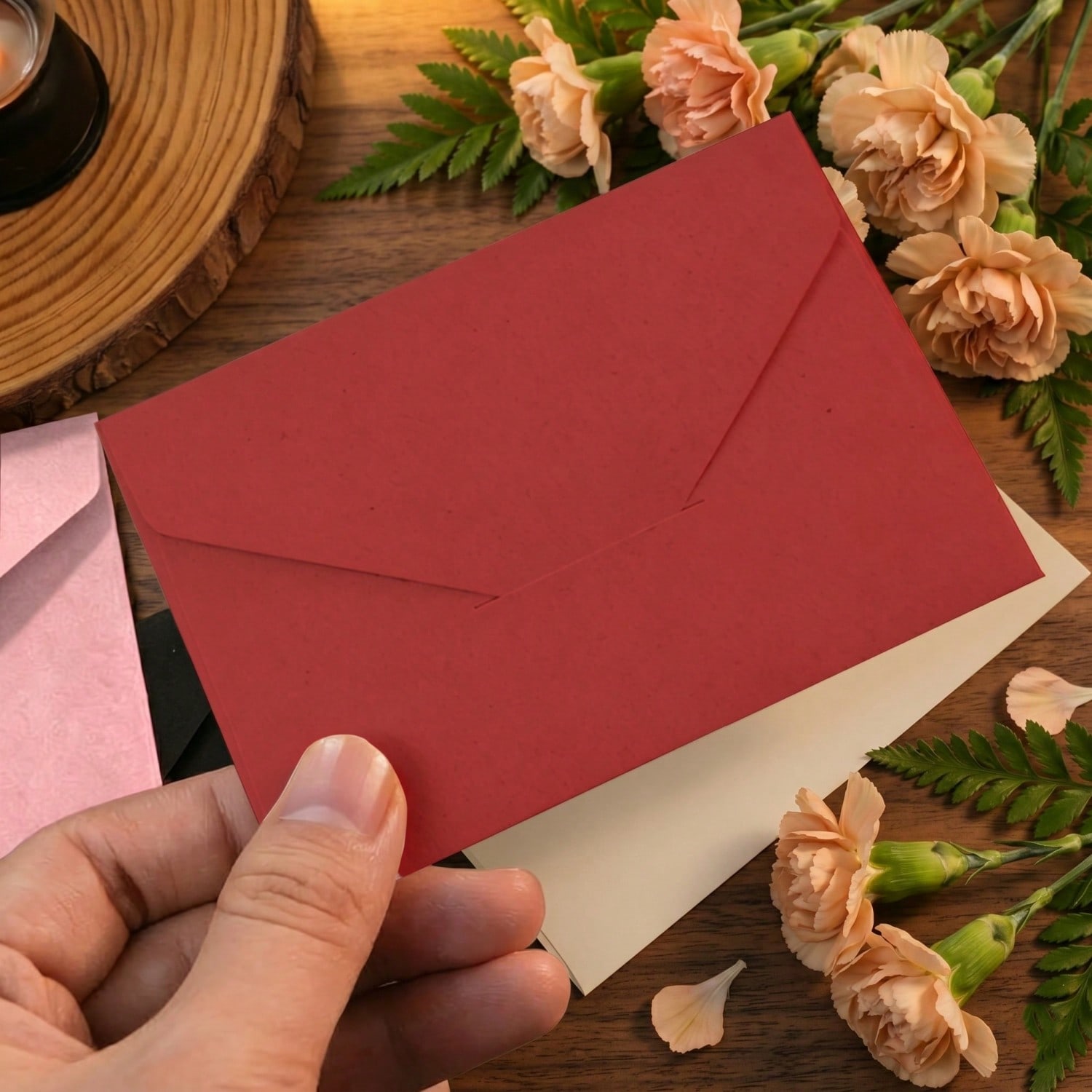 20/50 قطعة من مغلفات الكرافت ا - مراجعة Letter Envelope Kraft وسعره