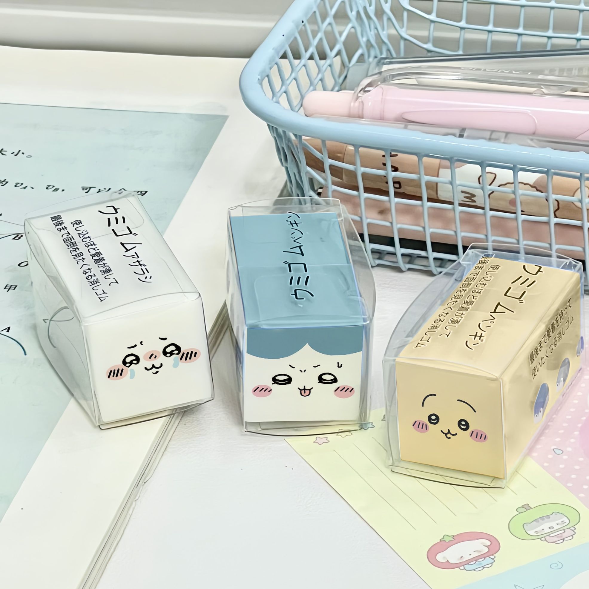 ممحاة تشييكاوا اللطيفة ذات الت - مراجعة Stationery Supplier وسعره