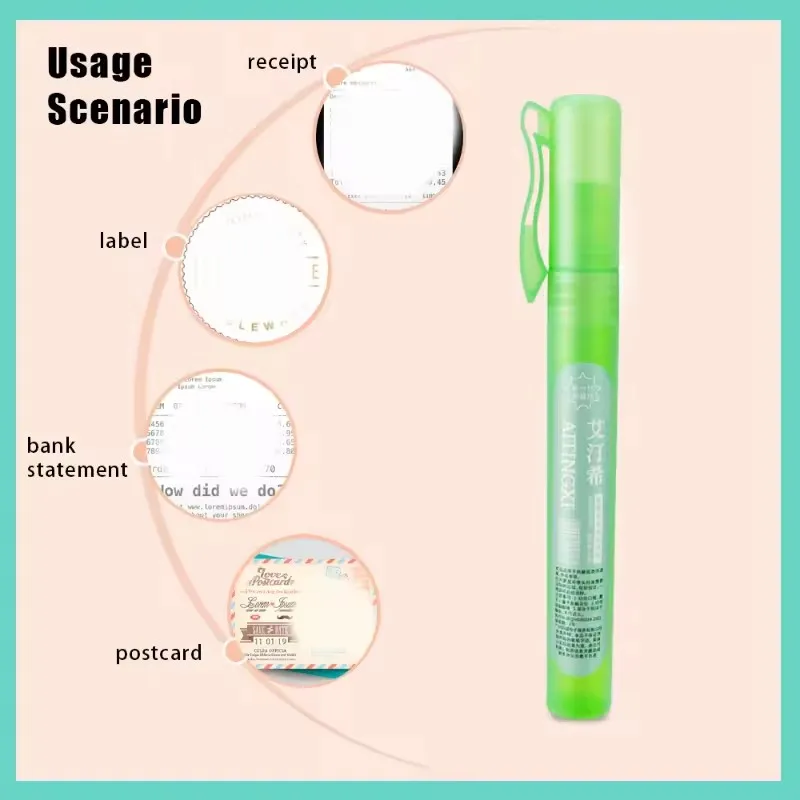 ورق حراري صغير حساس للرش، غطاء - مراجعة Correction Fluid White وسعره