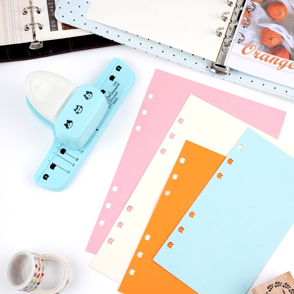 مثقاب ثلاثي الفتحات بتصميم رأس - مراجعة Paper Punch 3 Hole وسعره
