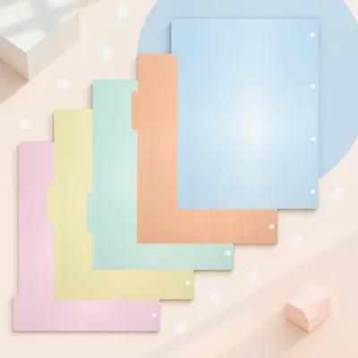 10 قطع من فواصل البلاستيك متعد - مراجعة Index Tab Divider وسعره