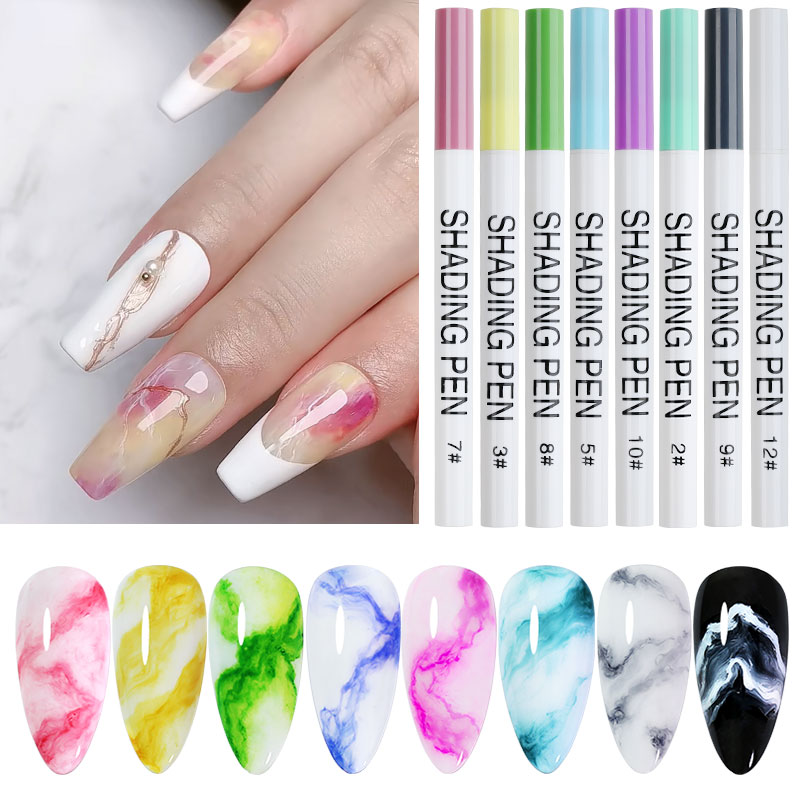 قلم جل الأظافر بالأشعة فوق الب - مراجعة Gel Ink Pen Set وسعره