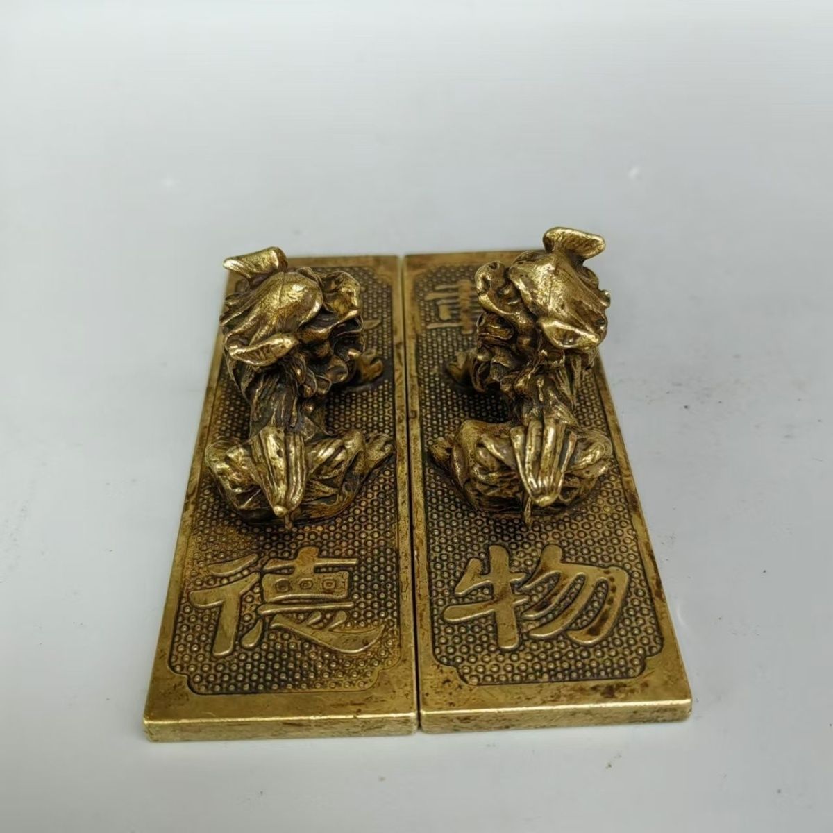 زوج من أوزان الورق النحاسية عل - مراجعة Lion Stationery & Office Supply(Kunshan)Co.Ltd وسعره